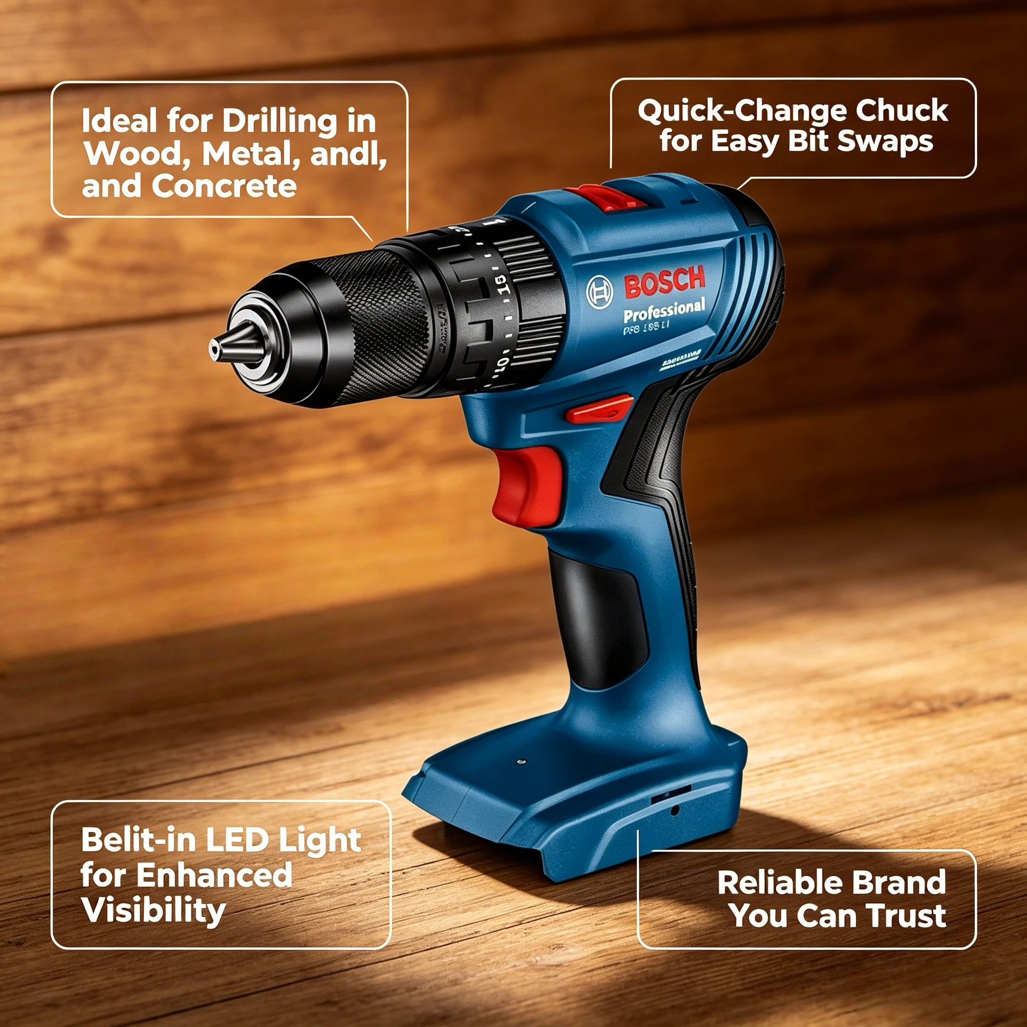 مثقاب كهربائي لاسلكي متعدد الا - مراجعة Bosch Drill Gsb 18V وسعره